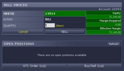 Contoh Market Order